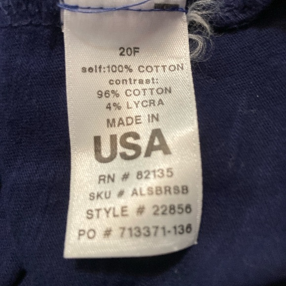 Tie-Dye Navy Blue Women's Tunic Top, size XL, Fresh Produce, NWT - Picture 4 of 4